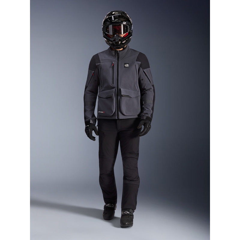 Мотоциклетно яке Alpinestars Maxdura Drystar XF, тъмносиво-черно