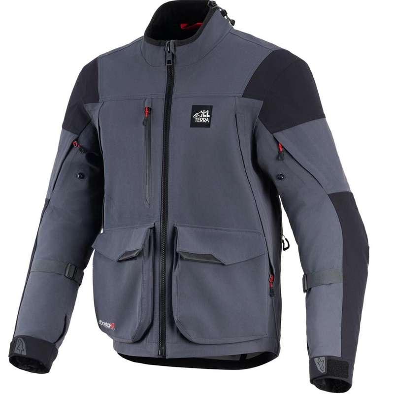 Мотоциклетно яке Alpinestars Maxdura Drystar XF, тъмносиво-черно