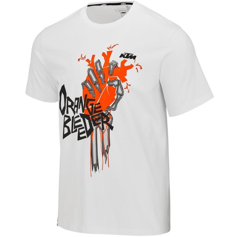 Тениска KTM Orange Bleeder бяла