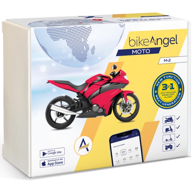 GPS локатор и аларма за мотоциклет с приложение BIKEANGEL MOTO - Europe Plus