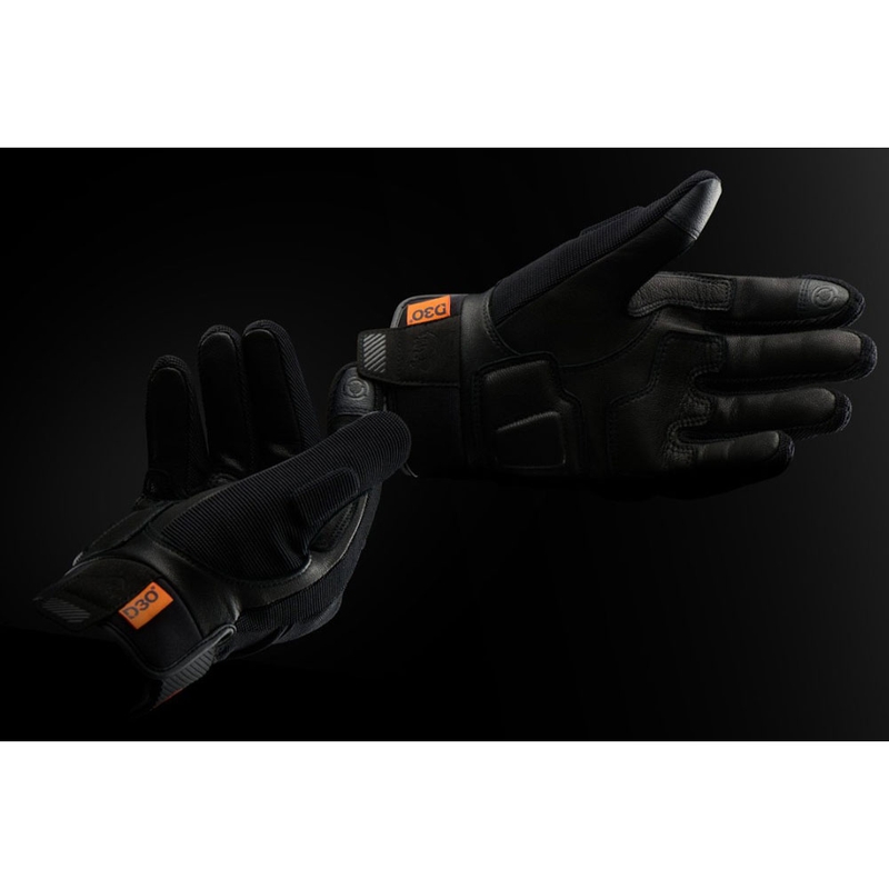 Мотоциклетни ръкавици Furygan Jet D3O Evo черно-зелени