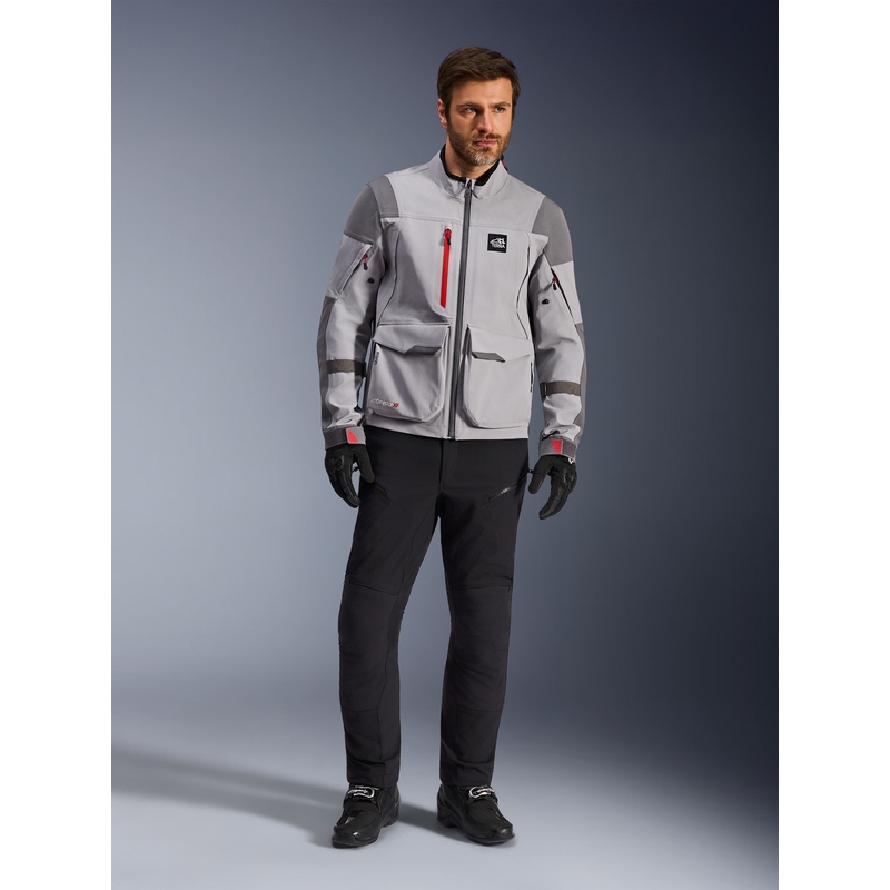 Мото яке Alpinestars Maxdura Drystar XF, светло сиво-тъмно сиво
