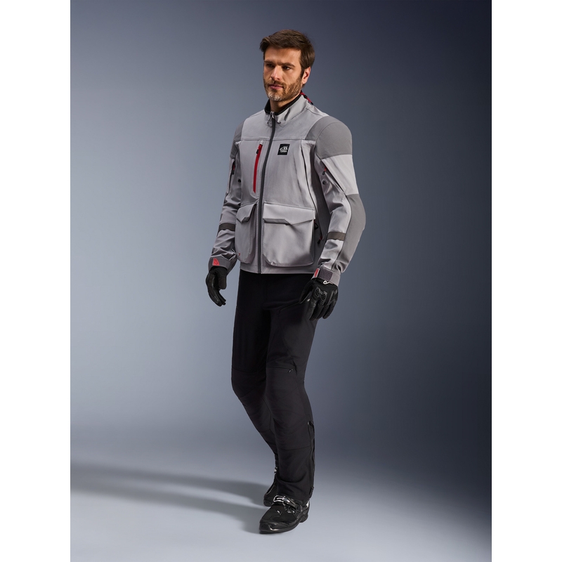 Мото яке Alpinestars Maxdura Drystar XF, светло сиво-тъмно сиво