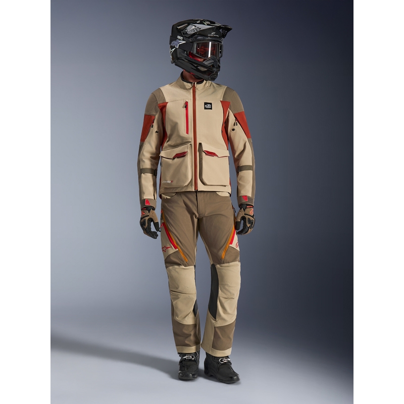 Мото яке Alpinestars Maxdura Drystar XF кафяво-оранжево