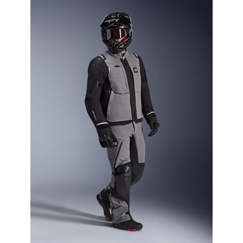 Мотоциклетно яке Alpinestars Andes PRO Drystar XF, тъмносиво-черно