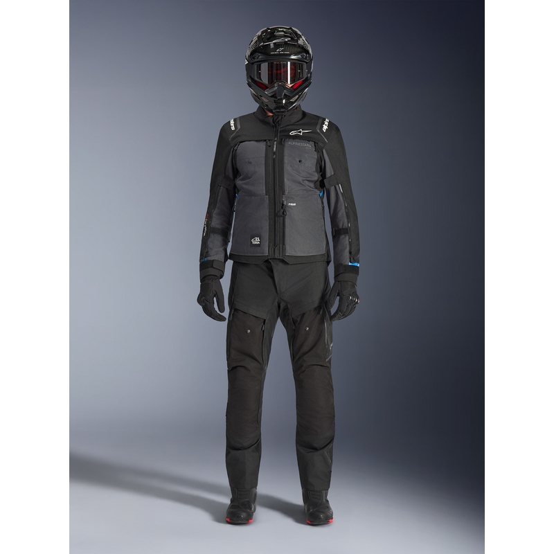 Мотоциклетно яке Alpinestars Cusco Drystar, черно-тъмносиво