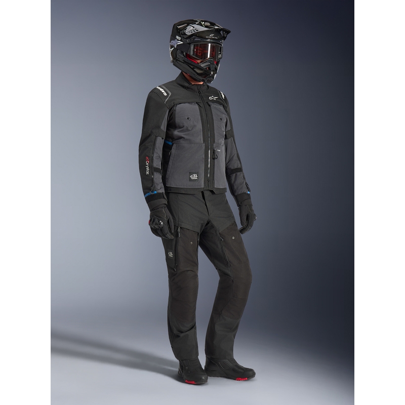 Мотоциклетно яке Alpinestars Cusco Drystar, черно-тъмносиво