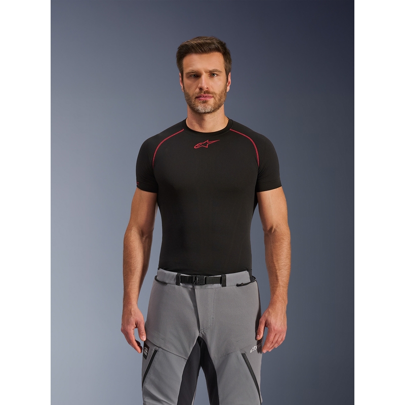 Мото панталон Alpinestars Andes PRO Drystar XF, тъмносиво-черен