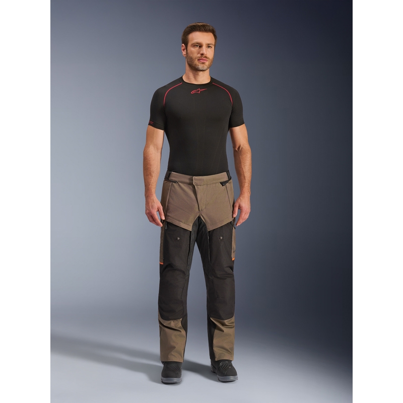 Мотоциклетни панталони Alpinestars Cusco Drystar кафяво-черни