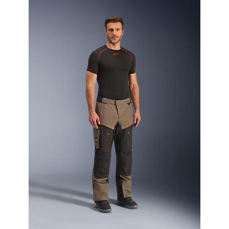 Мотоциклетни панталони Alpinestars Cusco Drystar кафяво-черни