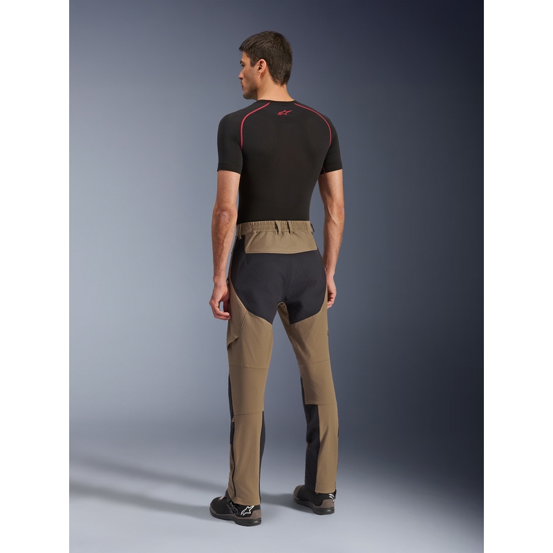 Мотоциклетни панталони Alpinestars Explore AST, кафяво-черни