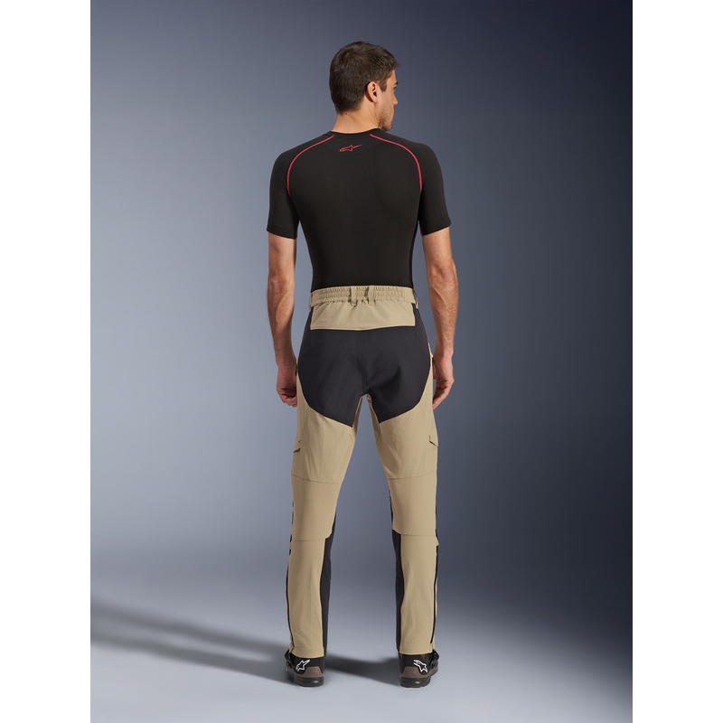 Мотоциклетни панталони Alpinestars Explore AST, светлокафяво-черни