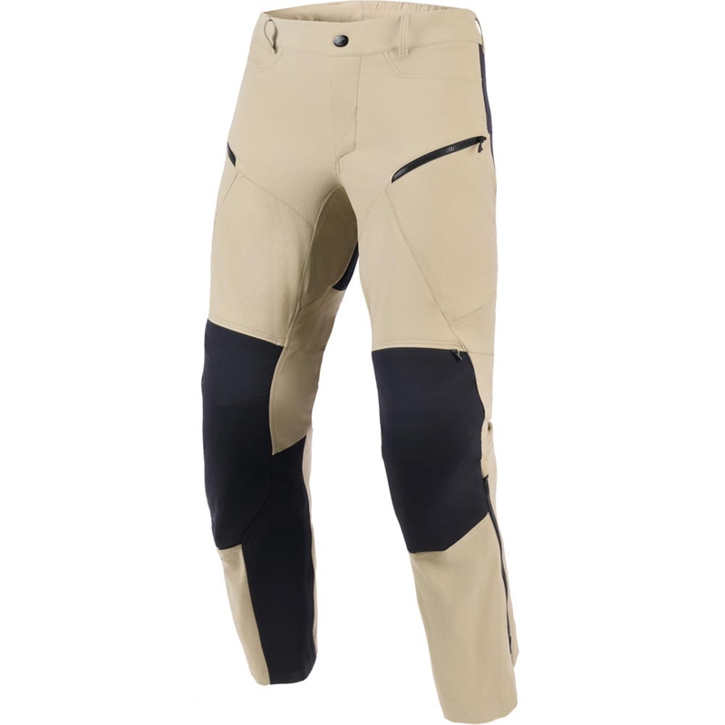 Мотоциклетни панталони Alpinestars Explore AST, светлокафяво-черни