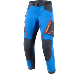 Мотоциклетни панталони Alpinestars Maxdura Dual, синьо-тъмносиво-оранжеви
