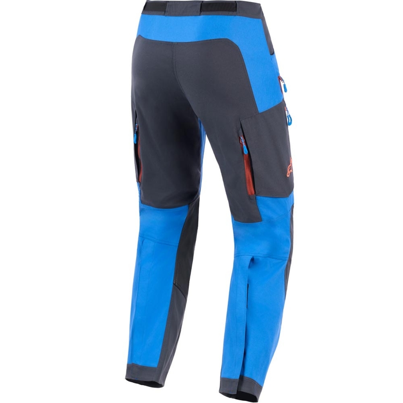 Мотоциклетни панталони Alpinestars Maxdura Dual, синьо-тъмносиво-оранжеви