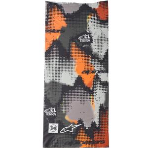Alpinestars Buff Nazca - нашийник, камуфлажно-сив/флуоресцентно оранжев