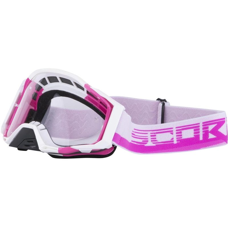 Мотокрос очила Scorpion MX Mask розово-бели