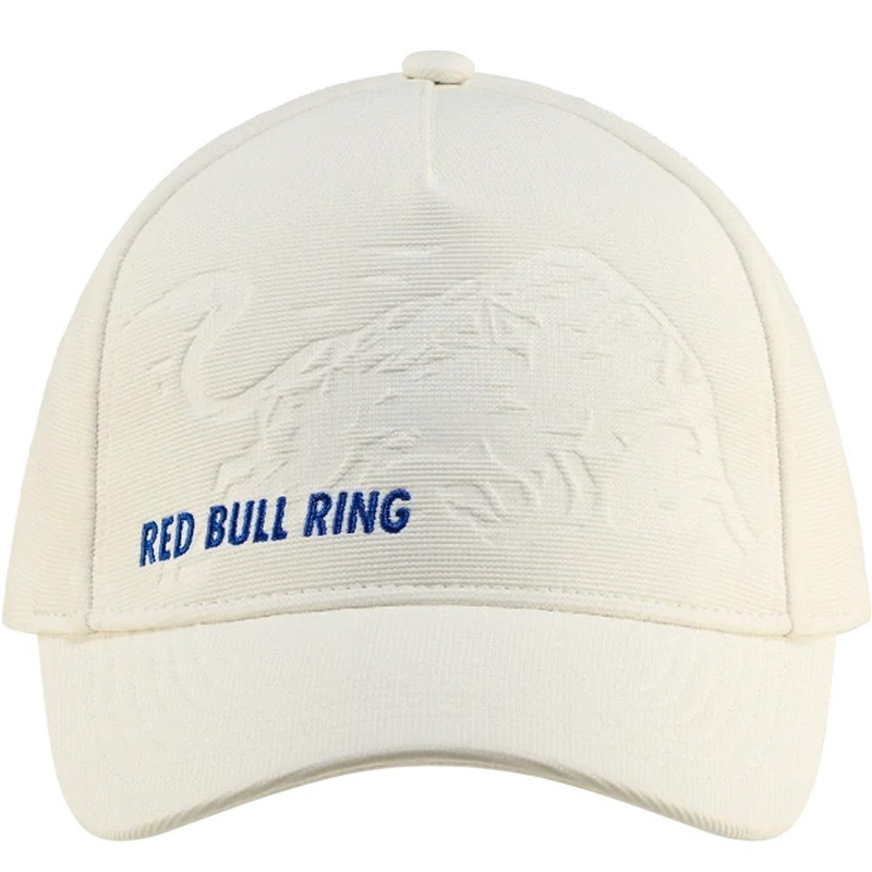 Бяла шапка с щампа Red Bull Racing