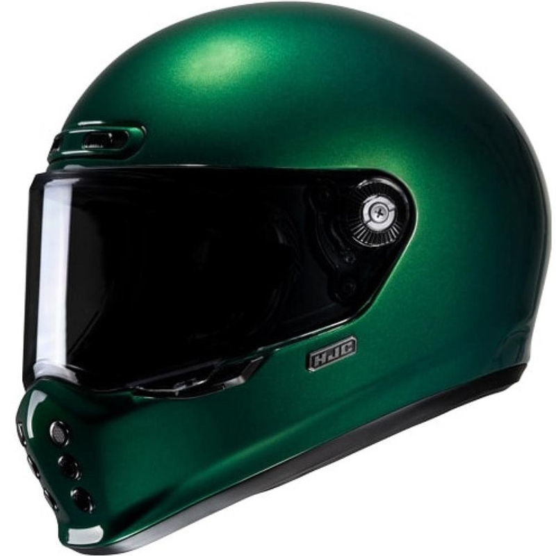 Интегрална мотоциклетна каска HJC V10 Solid green