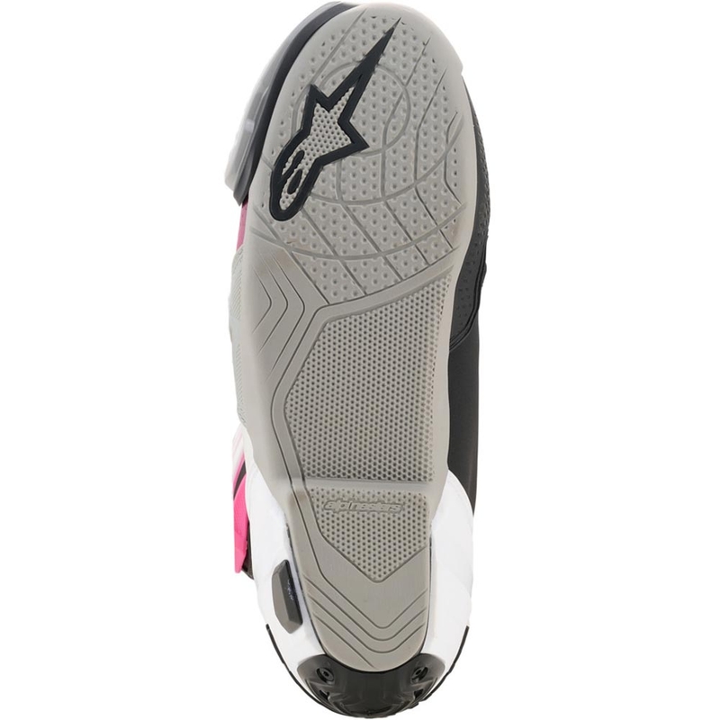 Мотоциклетни ботуши Alpinestars Supertech R черно-бяло-розово-жълто