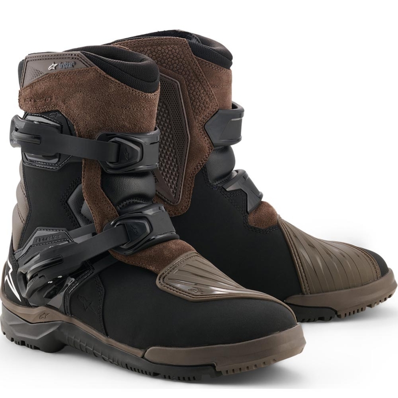 Мотоциклетни ботуши Alpinestars Belize V2 Drystar кафяво-черни