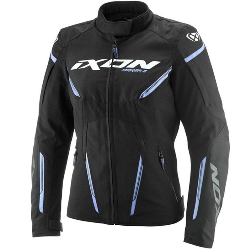 Дамско мотоциклетно яке IXON Striker 2 Lady, черно-лавандулово
