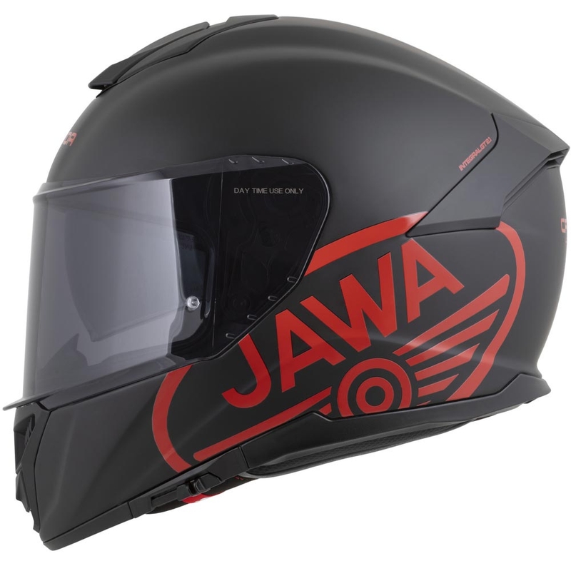 Cassida Integral GT 2.1 Jawa Solid каска за мотоциклет с пълно лице, матово черно-лъскаво червено
