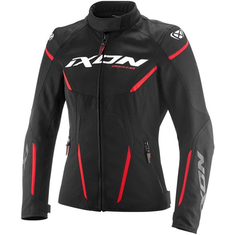 Дамско мотоциклетно яке IXON Striker 2 Air WP Lady черно-червено