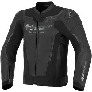 Кожено мотоциклетно яке Alpinestars GP Force V2 черно-черно