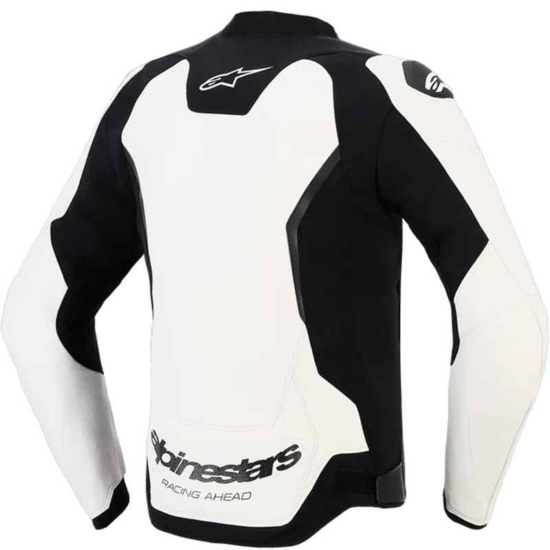 Кожено мотоциклетно яке Alpinestars GP Force V2, бяло-черно