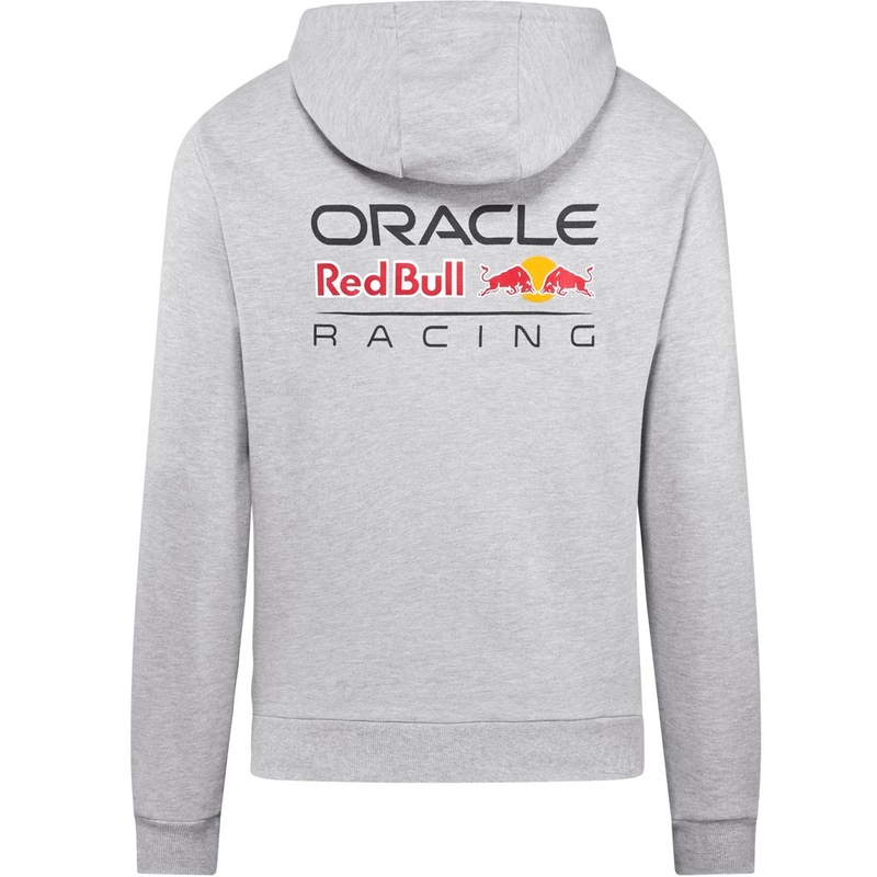 Суичър с качулка Oracle Red Bull Racing, състезателно издание, сиво