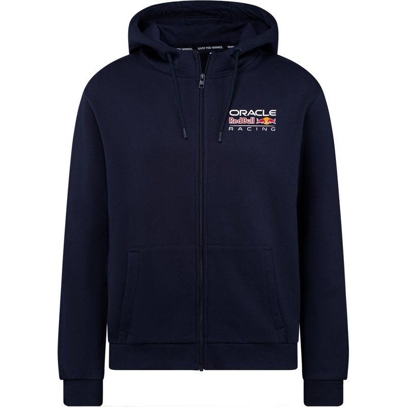 Суичър с цип Oracle Red Bull Racing в тъмносин цвят