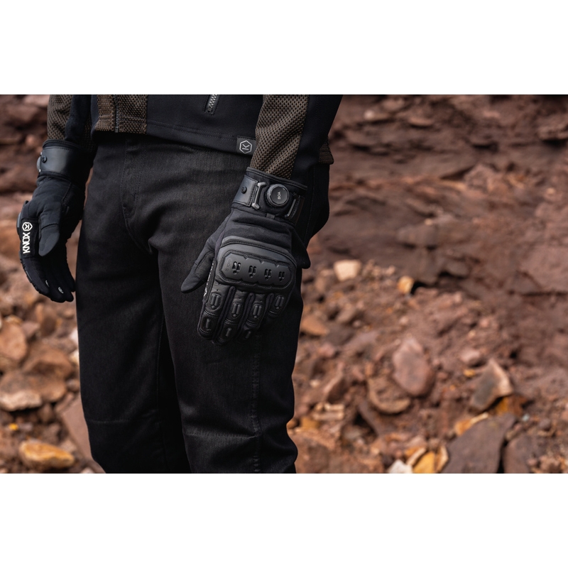 Мотоциклетни ръкавици Knox Orsa Textile OR4, черни