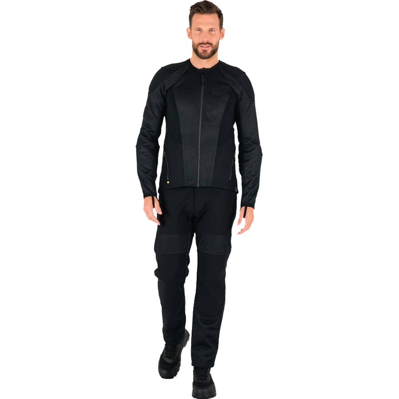 Черни мотоциклетни панталони Knox Urbane Pro Trousers MK2