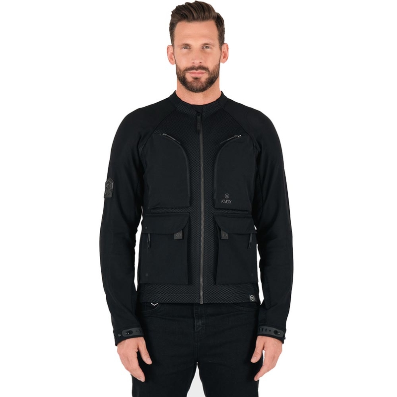 Черно мотоциклетно яке Knox Tor
