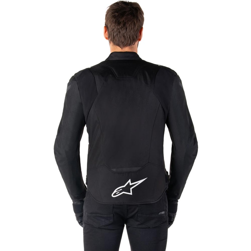 Alpinestars T-JAWS V4 Водоустойчиво мотоциклетно яке черно-бяло