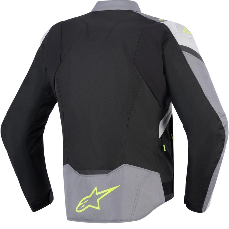 Водоустойчиво мотоциклетно яке Alpinestars T-JAWS V4, черно-светло сиво-сиво