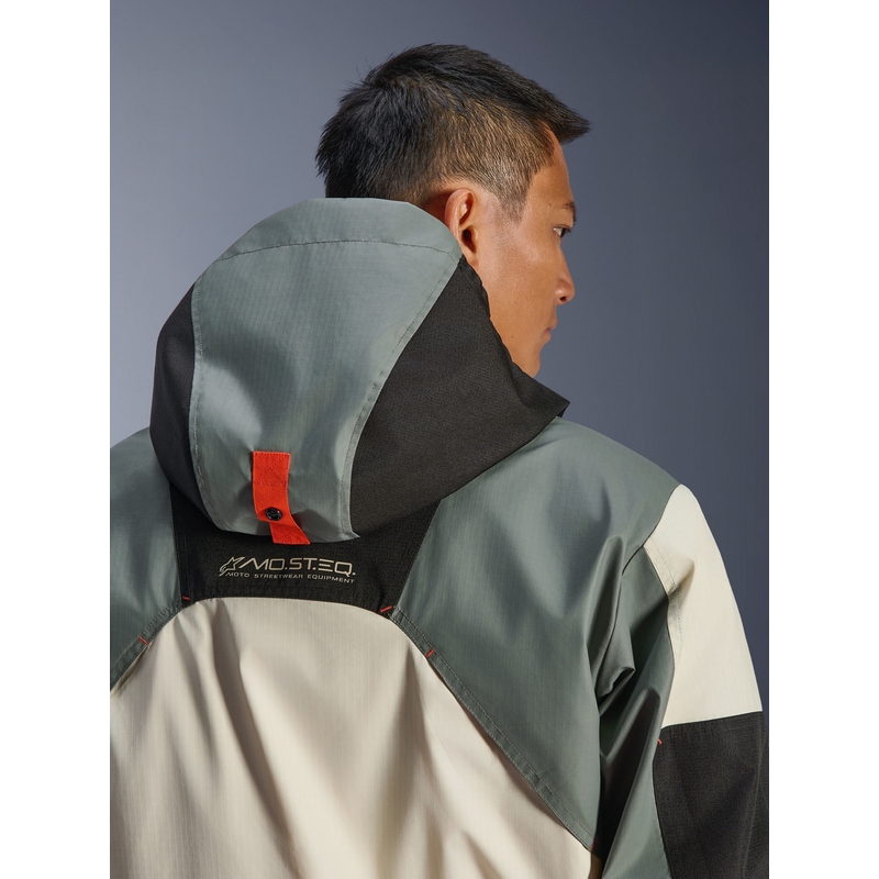 Водоустойчиво мотоциклетно яке Alpinestars Mospher, сиво-черно
