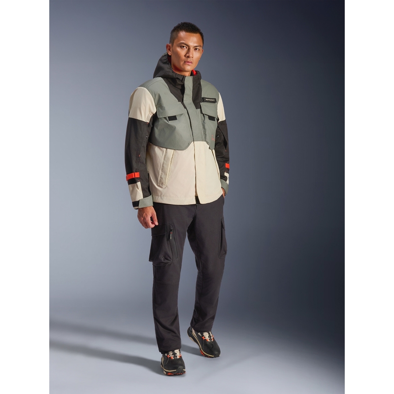 Водоустойчиво мотоциклетно яке Alpinestars Mospher, сиво-черно