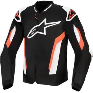 Мотоциклетно яке Alpinestars T-GP AIR черно-флуоресцентно червено