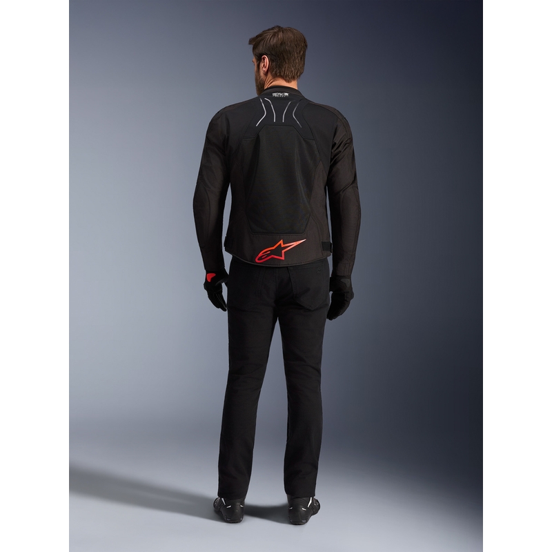 Яке за мотоциклет Alpinestars SMX Air, черно-червено-бяло