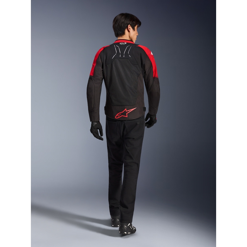 Яке за мотоциклет Alpinestars SMX Air, червено-черно