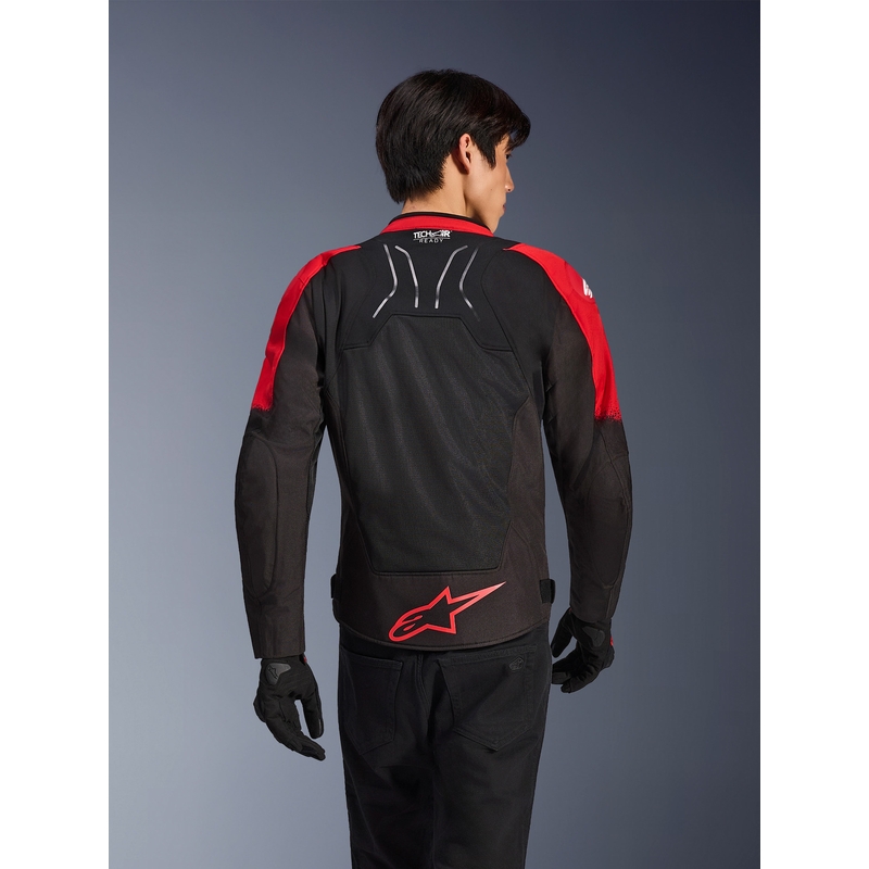 Яке за мотоциклет Alpinestars SMX Air, червено-черно