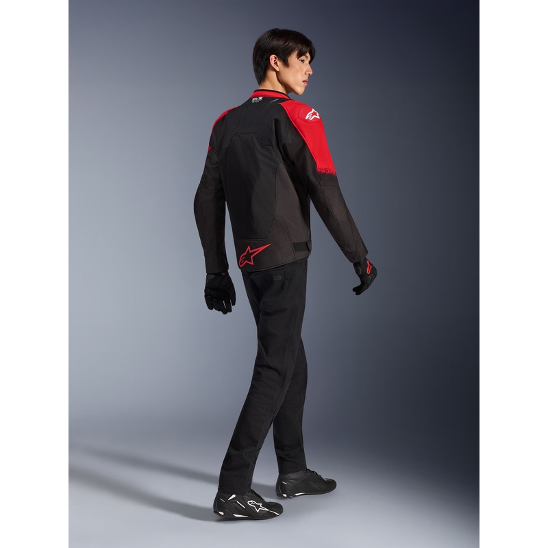 Яке за мотоциклет Alpinestars SMX Air, червено-черно