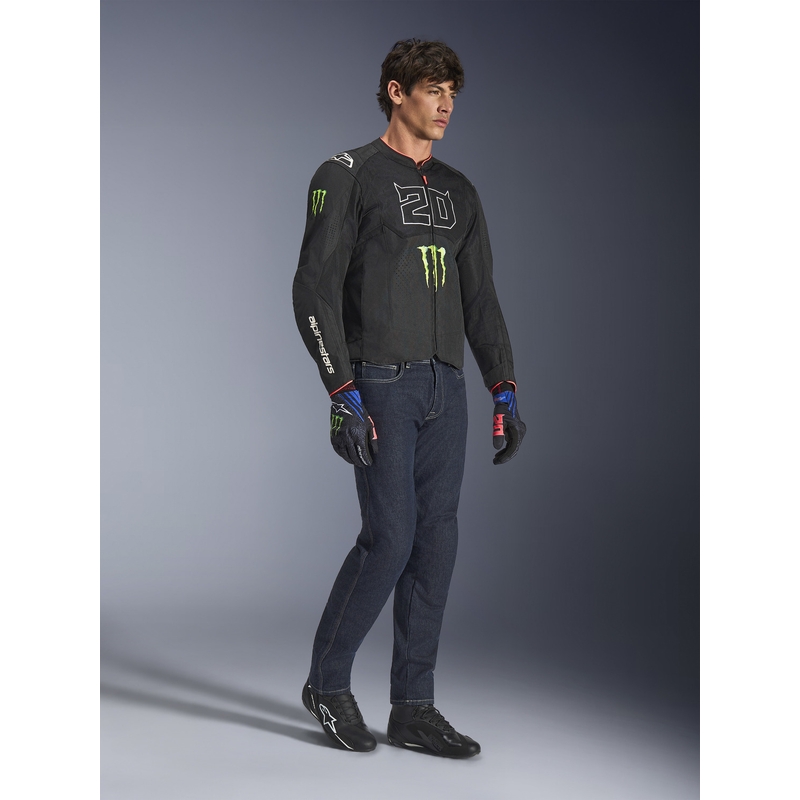 Мотоциклетно яке Alpinestars T-SPS Air V2 Monster FQ20, черно-бяла колекция