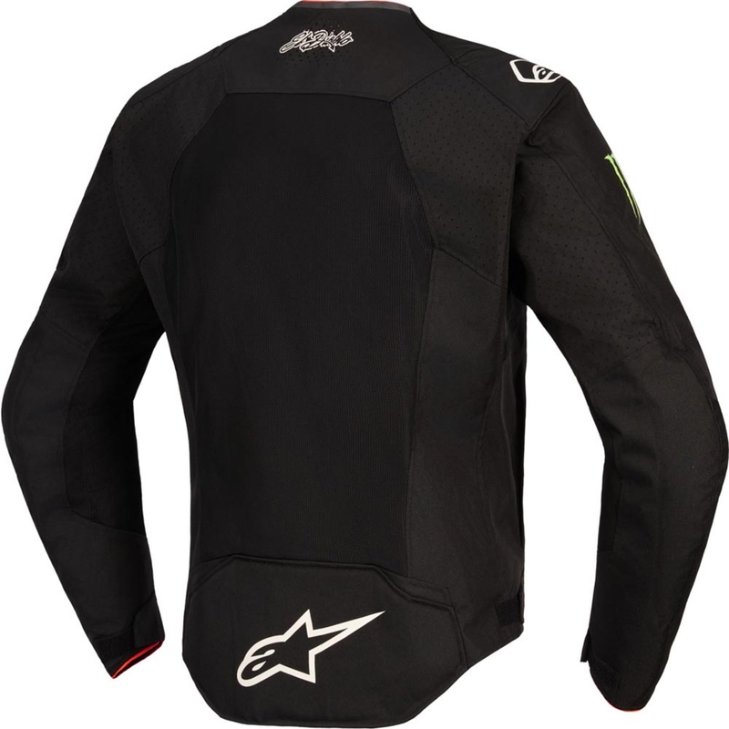 Мотоциклетно яке Alpinestars T-SPS Air V2 Monster FQ20, черно-бяла колекция