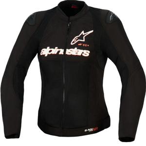 Дамско мотоциклетно яке Alpinestars Stella SMX Air, черно-бяло-флуоресцентно червено