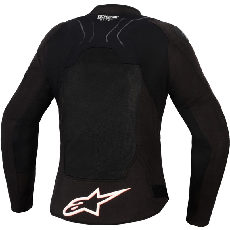 Дамско мотоциклетно яке Alpinestars Stella SMX Air, черно-бяло-флуоресцентно червено