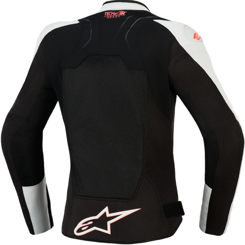 Дамско мотоциклетно яке Alpinestars Stella SMX Air, светло сиво-черно-розово