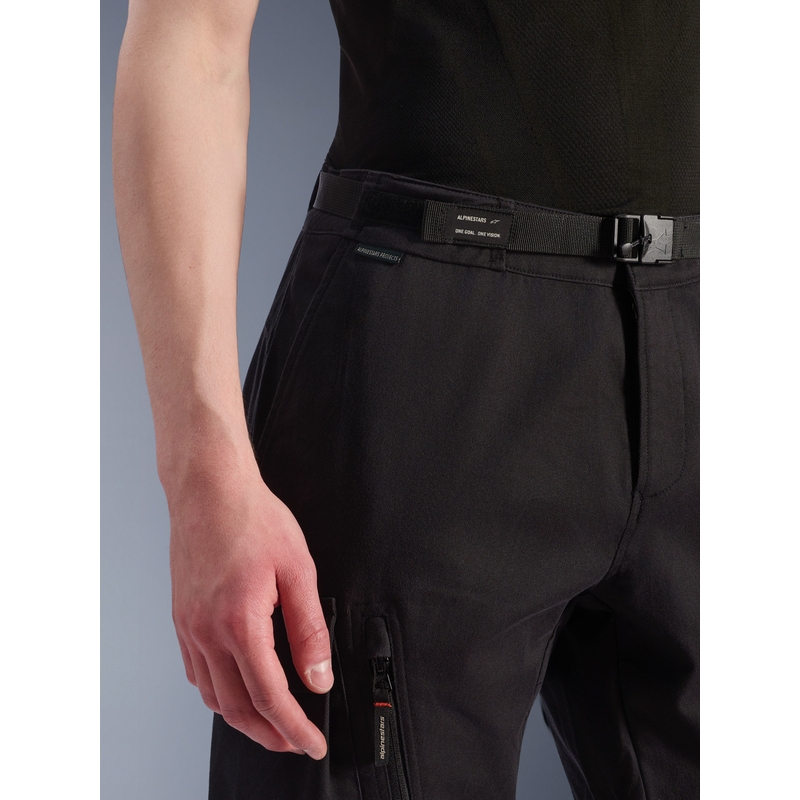 Мотоциклетни панталони Alpinestars Flex-AST Cargo черно-черно